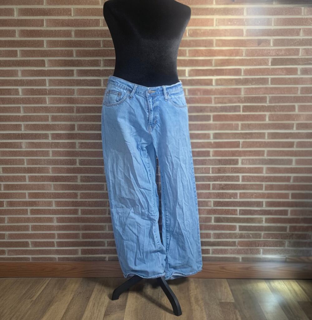 Old Navy The Authentic Loose Fit Baggy Light Wash Denim Jeans